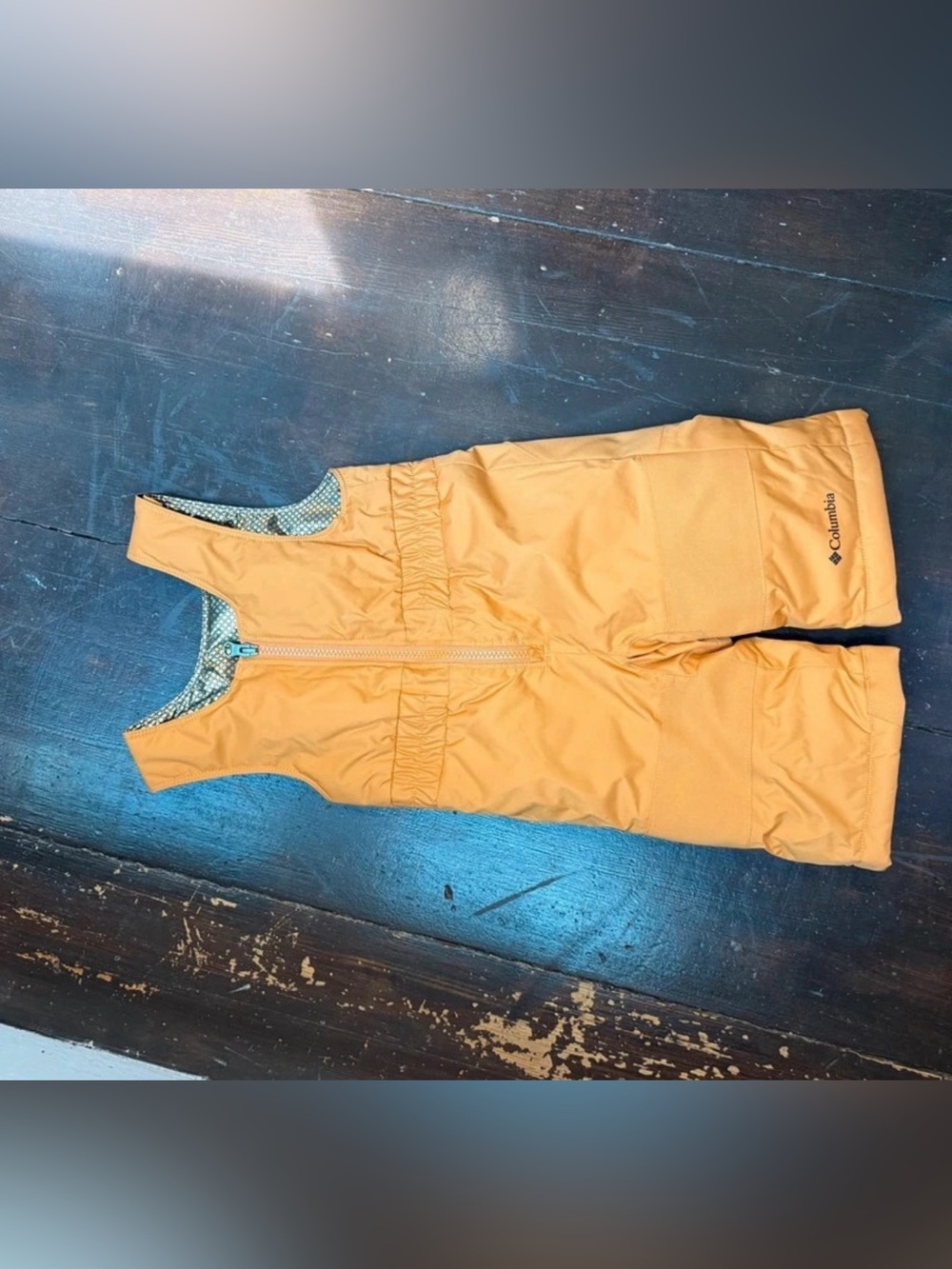 Columbia Kids' Yellow Winter Overalls- 6-12 months